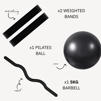 9-Piece Pilates Essentials Kit